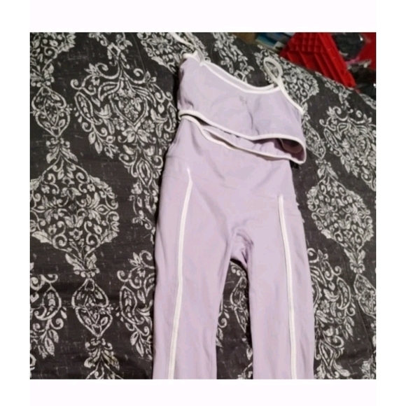 Flex It Pink Other - Women's 2 Piece Lavender Activewear Set NWOT